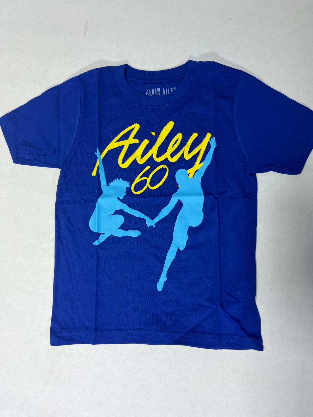 Alvin Ailey American Dance Theater 60 KIDS BLUE T-SHIRT OFFICIAL MERCHANDISE