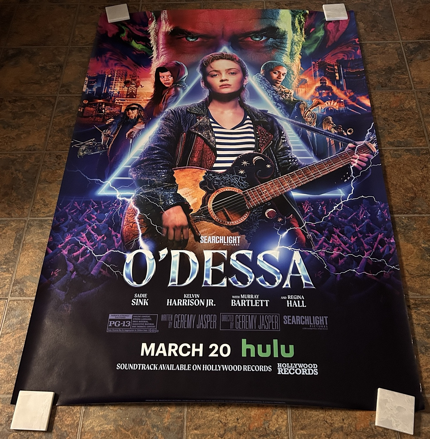O’DESSA Pokey LaFarge Sadie Sink Musical Drama HULU Bus Stop Movie Poster 48x70i