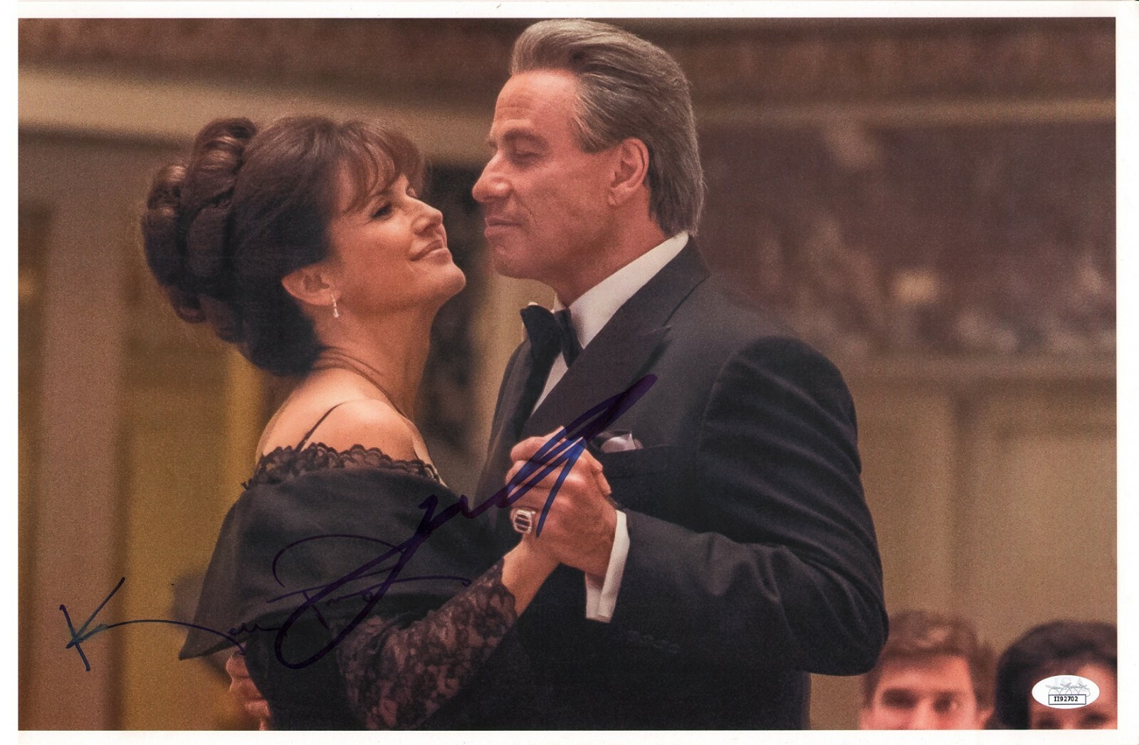 JOHN TRAVOLTA & KELLY PRESTON Authentic Hand-Signed “GOTTI” 11×17 Photo JSA COA