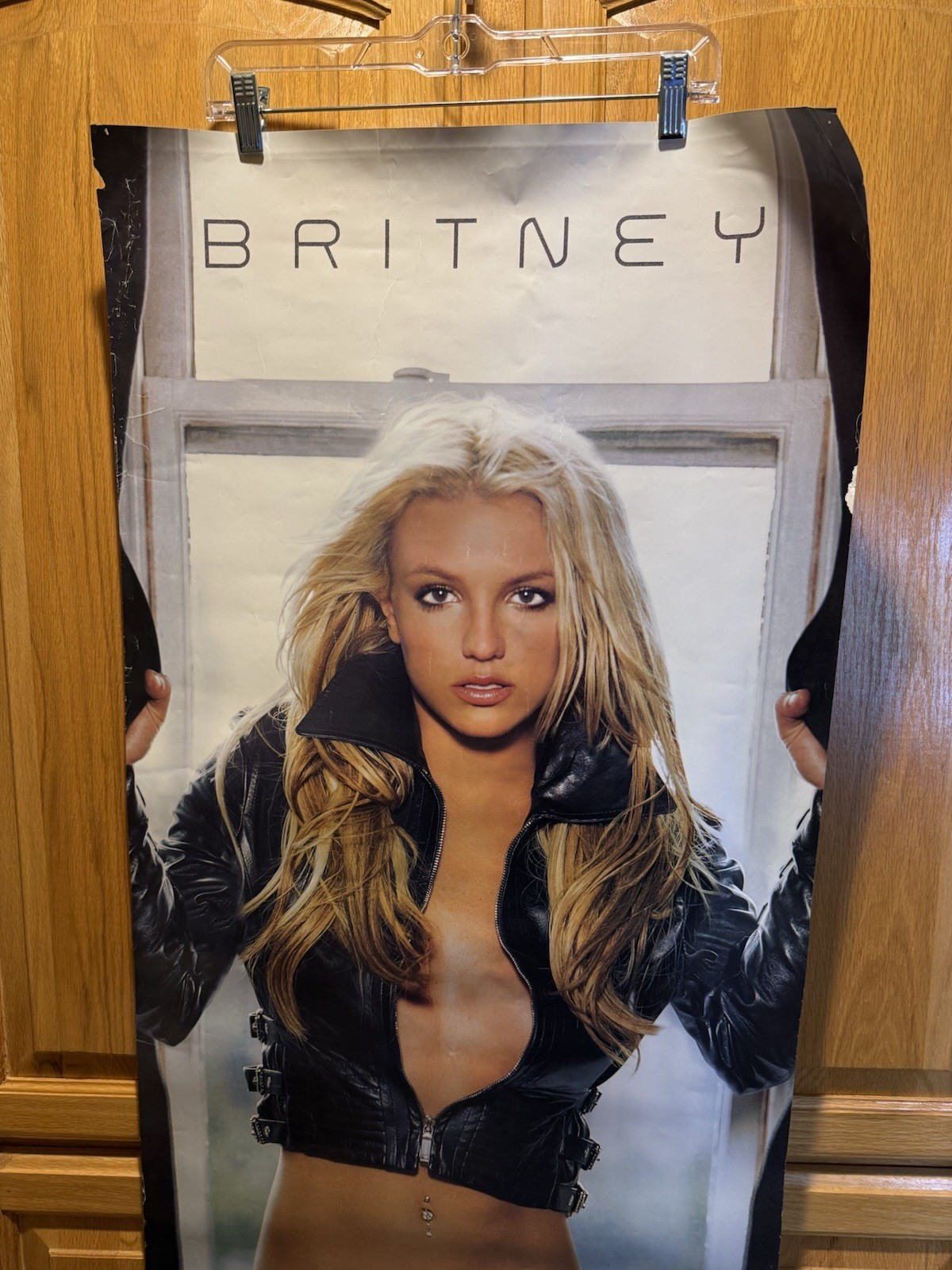 Britney Spears RARE Huge Door Poster 21″ x 62″ 2003 In The Zone Era #D110 Funky