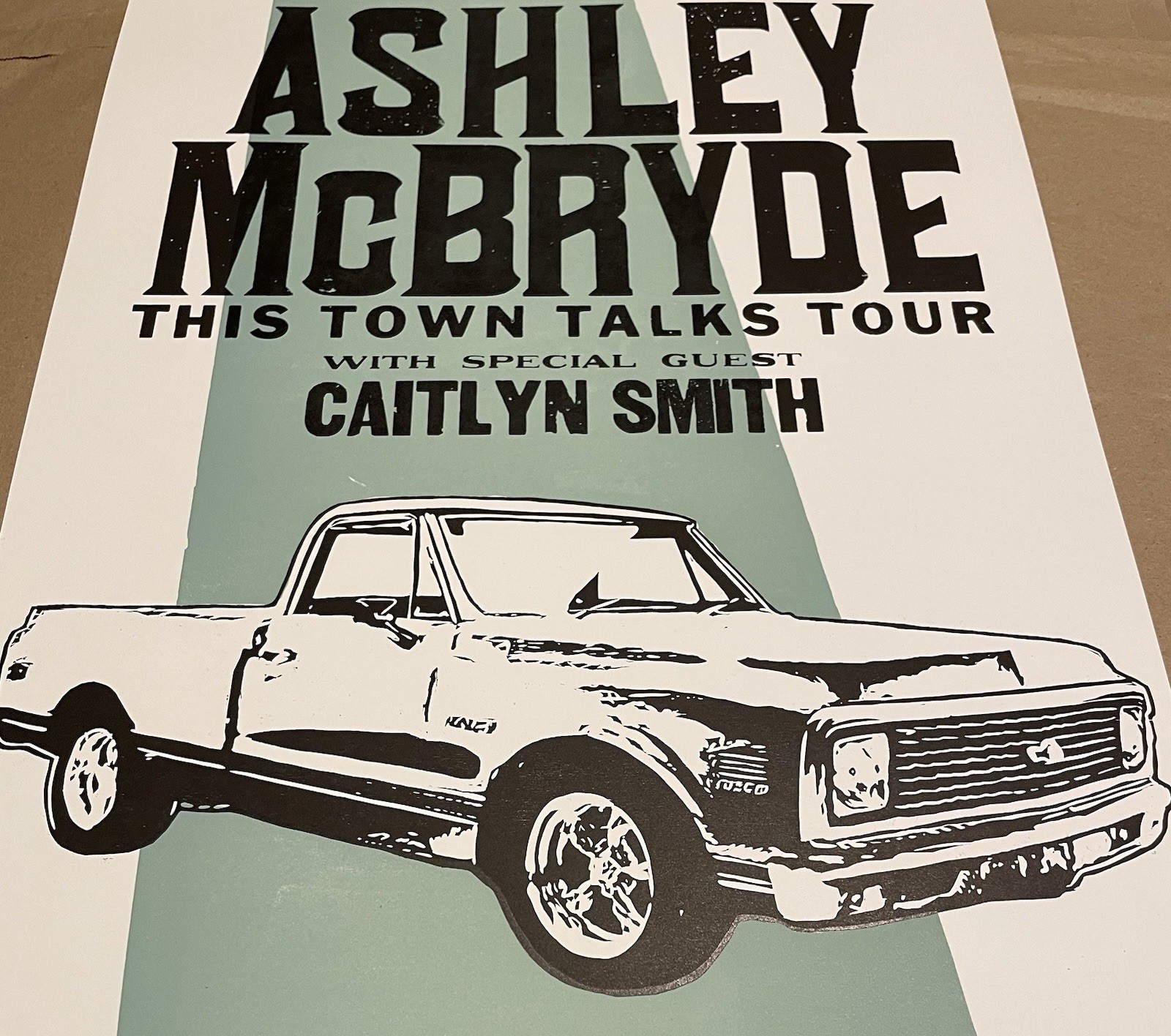 Ashley McBryde – Caitlyn Smith – Hatch Show Print – Ryman Auditorium – Poster