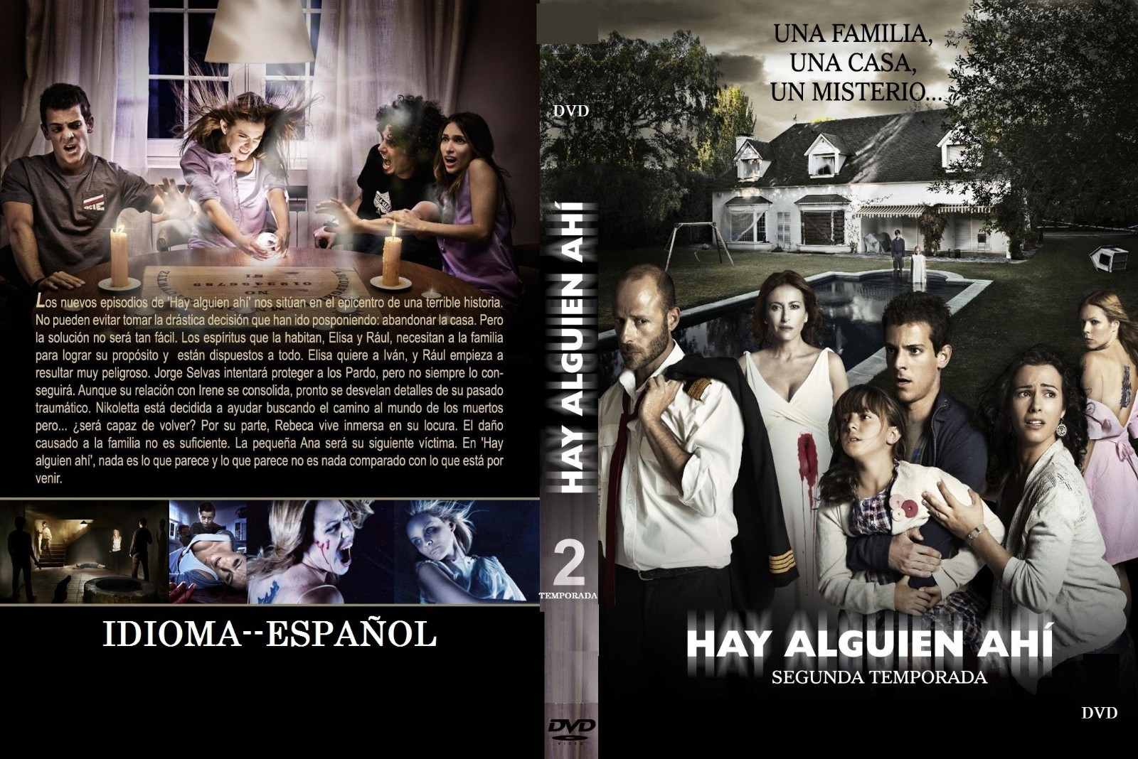 ESPAÑA SERIES, HAY ALGUIEN AHI, 1RA,2DA, 26 CAPIT/8 DVD/BOXES, 2009-10
