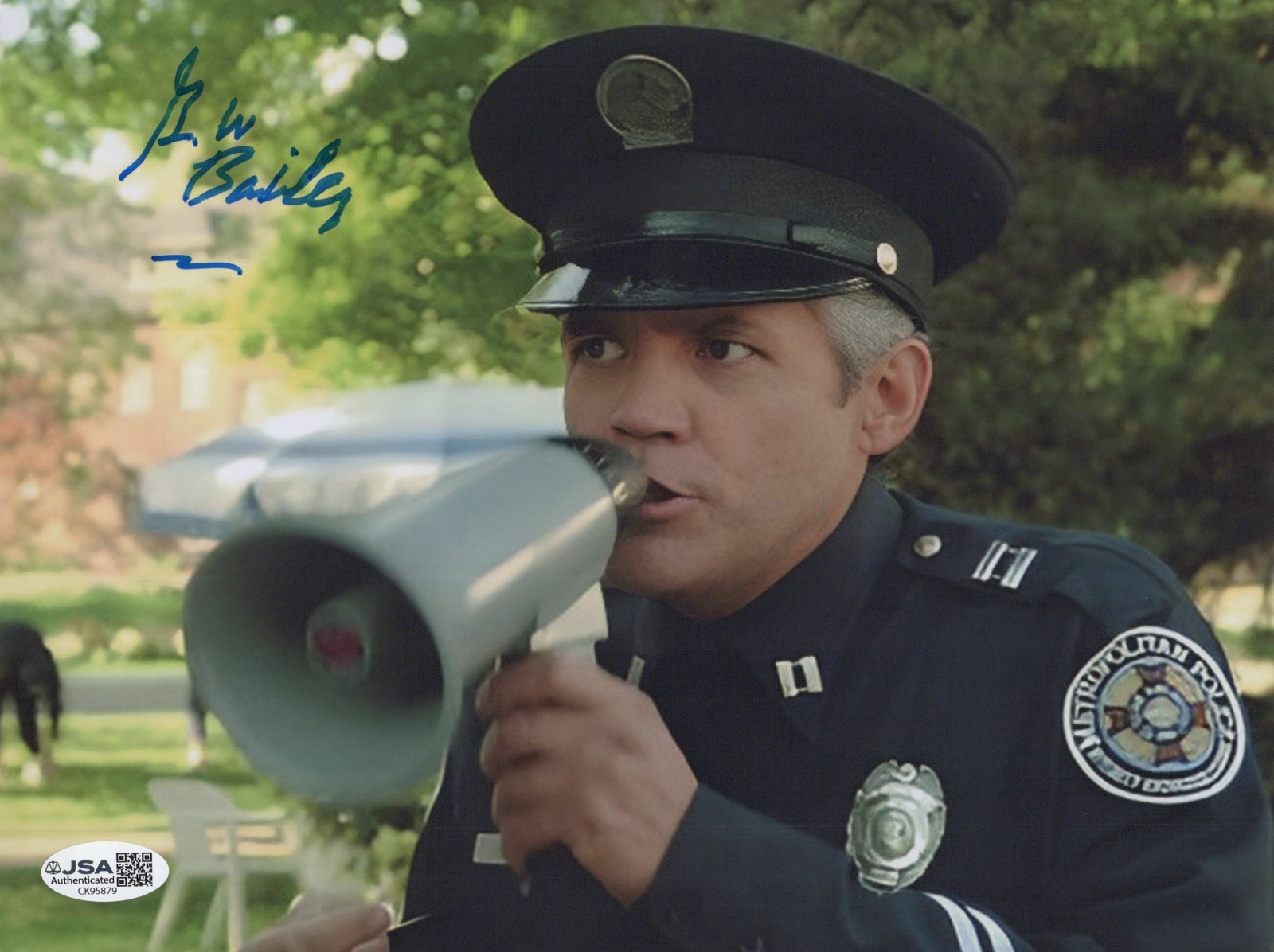 GW BAILEY Hand Signed POLICE ACADEMY 8×10 Photo AUTHENTIC Autograph JSA COA CERT