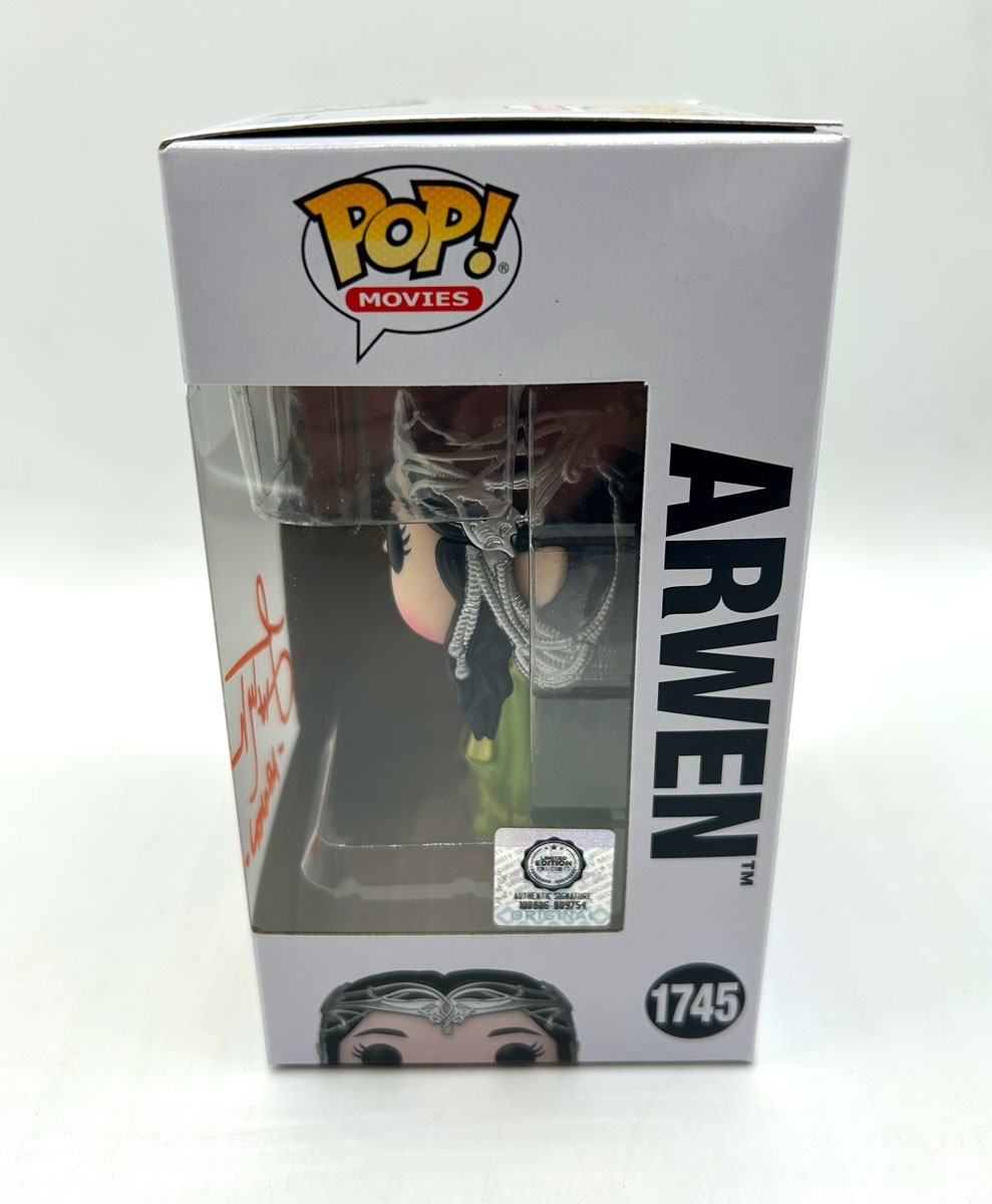 LIV TYLER SIGNED Arwen Funko POP! #1745 The Lord of The Rings – COA & PICTURE