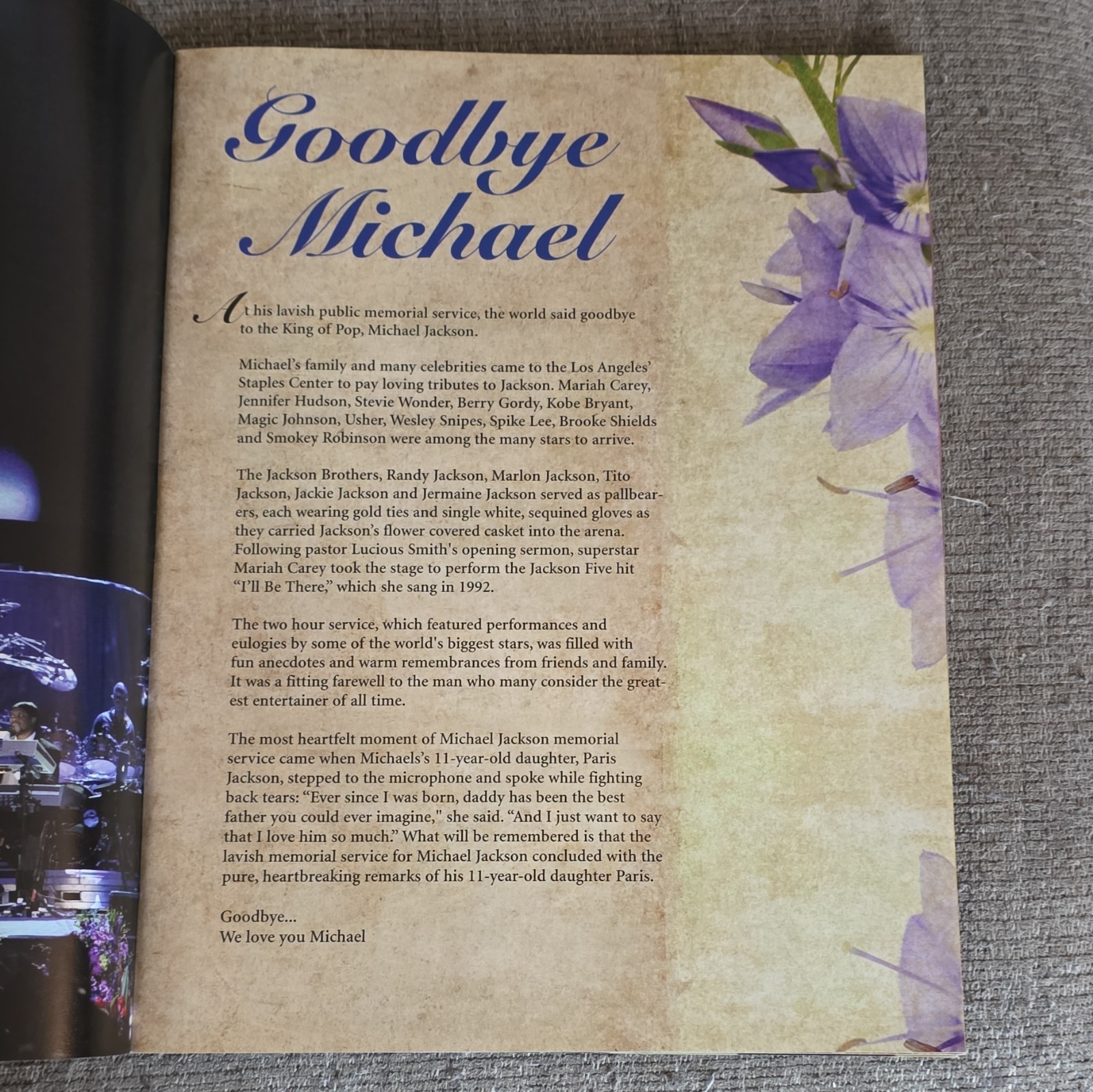 Treasured Collectibles Presents Michael Jackson Superstar Forever Magazine 2009