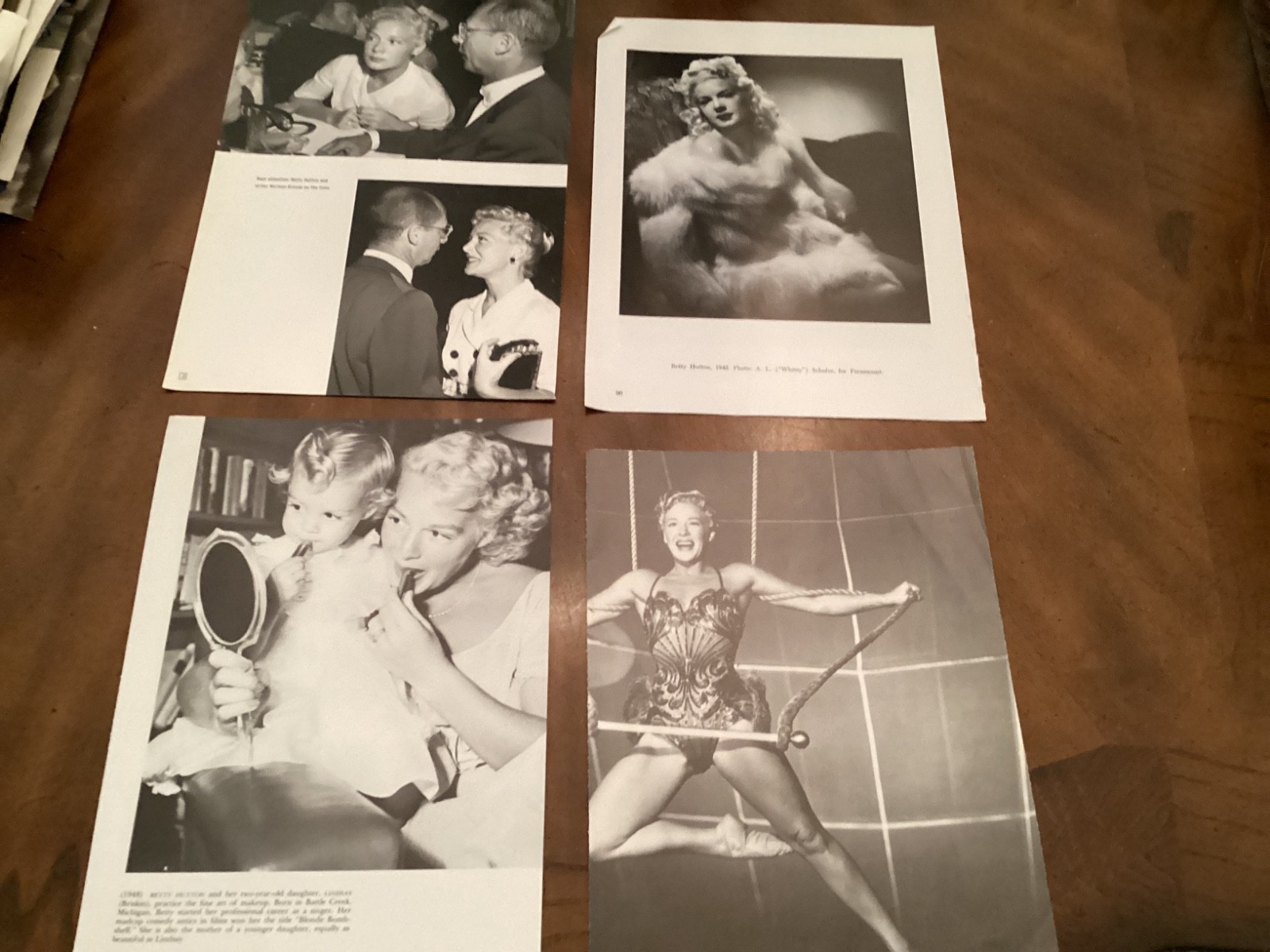 Betty Hutton Lot Rare Clippings