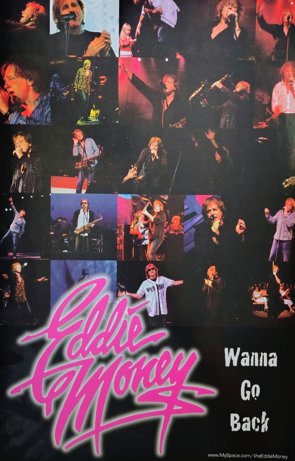 Eddie Money Wanna Go Back Record Store Promotional Poster