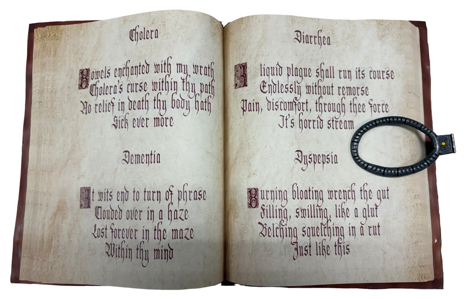 HOCUS POCUS Spell BOOK Witchcraft Manual Script Winifred Sanderson Replica