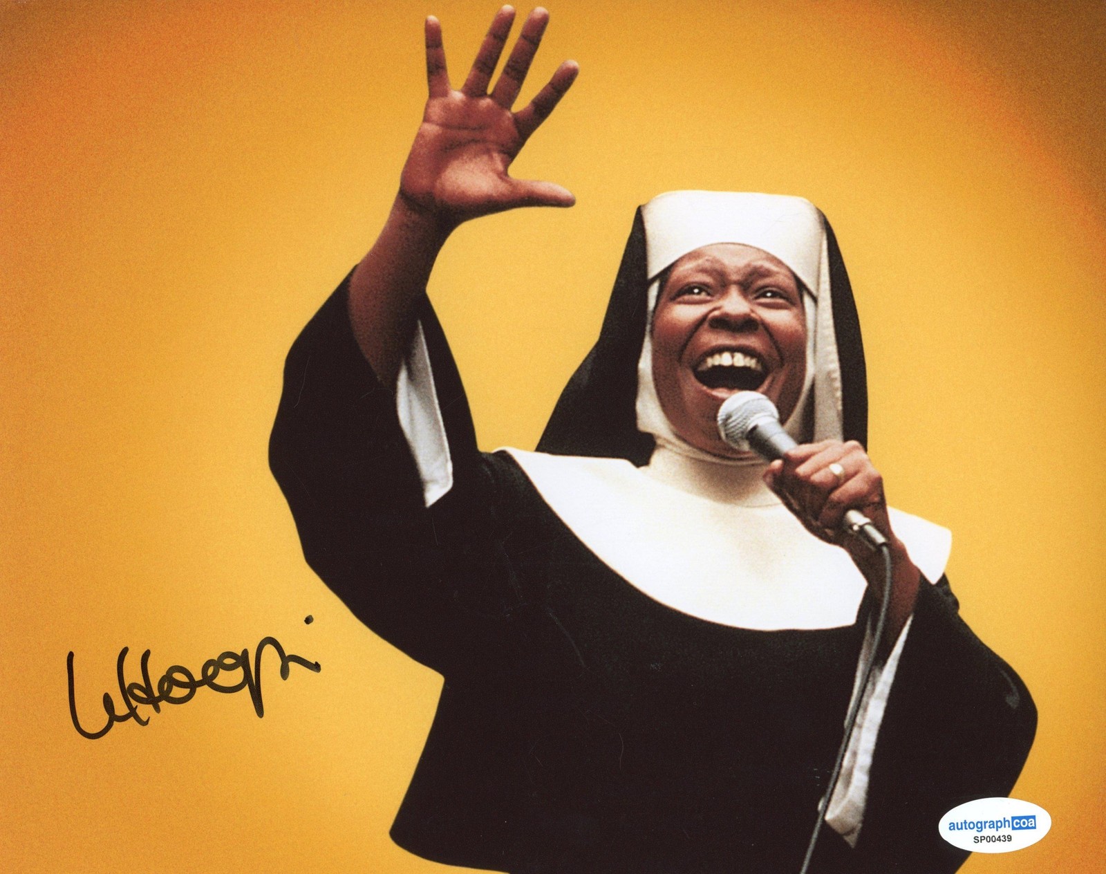 Whoopi Goldberg “Sister Act” AUTOGRAPH Signed ‘Deloris’ 8×10 Photo ACOA