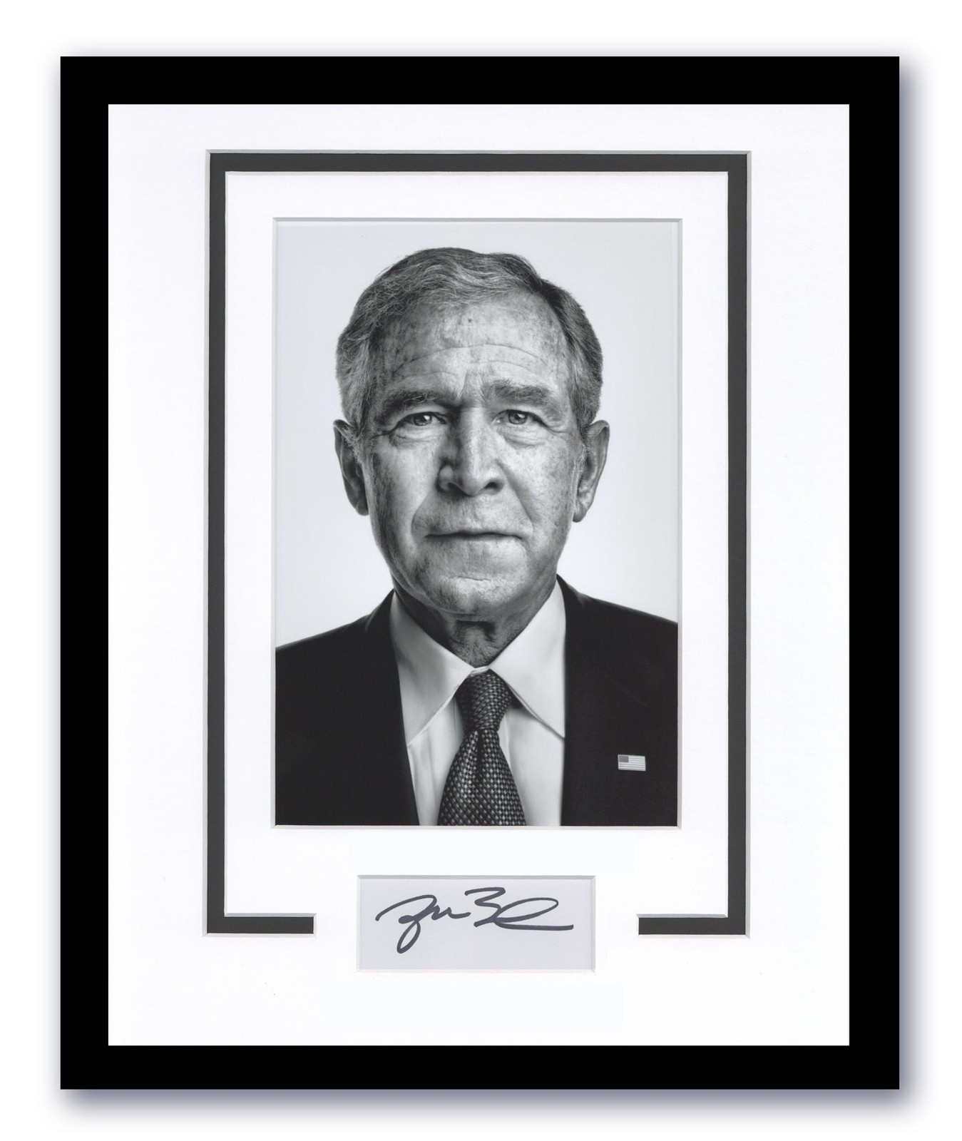 President George W. Bush Autographed Signed 11×14 Framed Photo