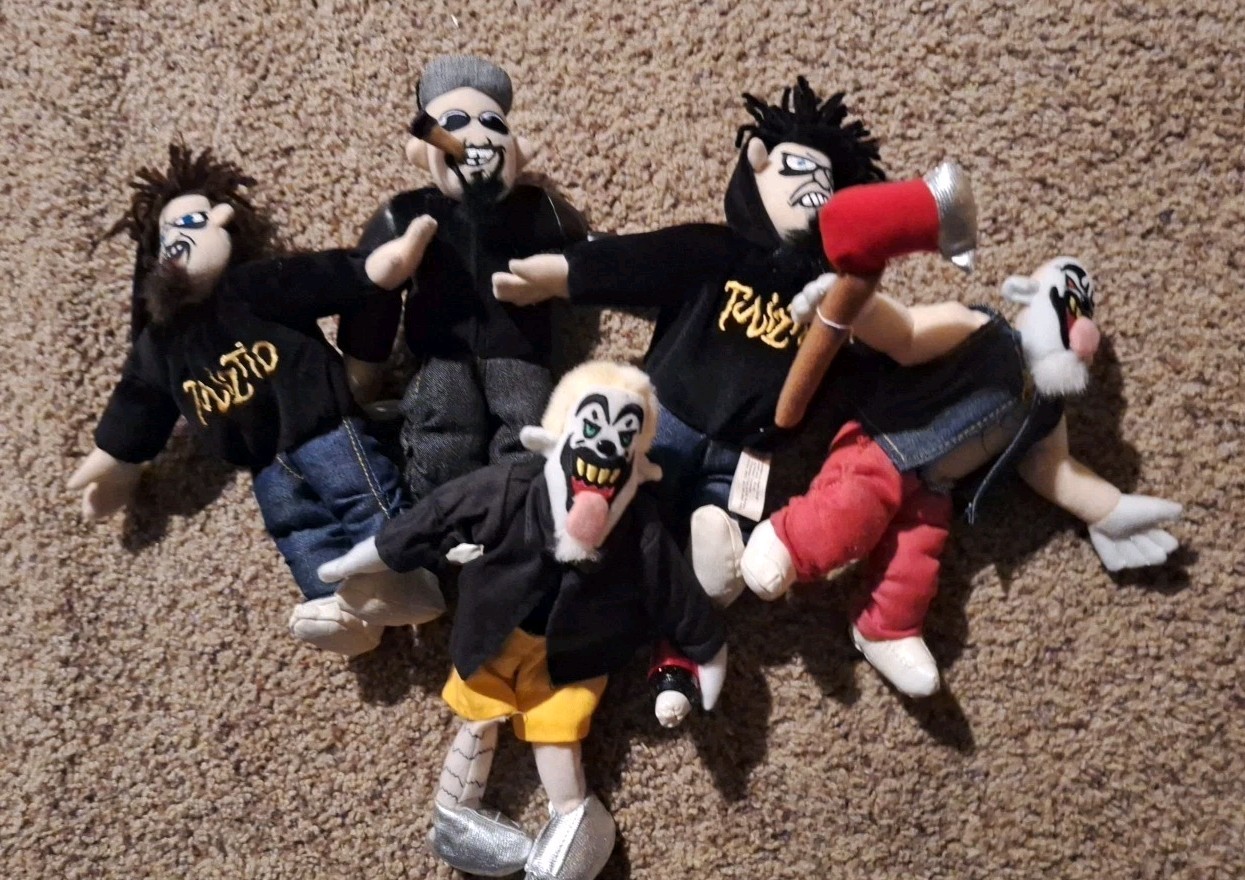 Insane Clown Posse Bean-E-Boyz Snuggable Thugs Ltd. Ed. Collector’s Set Icp Toys