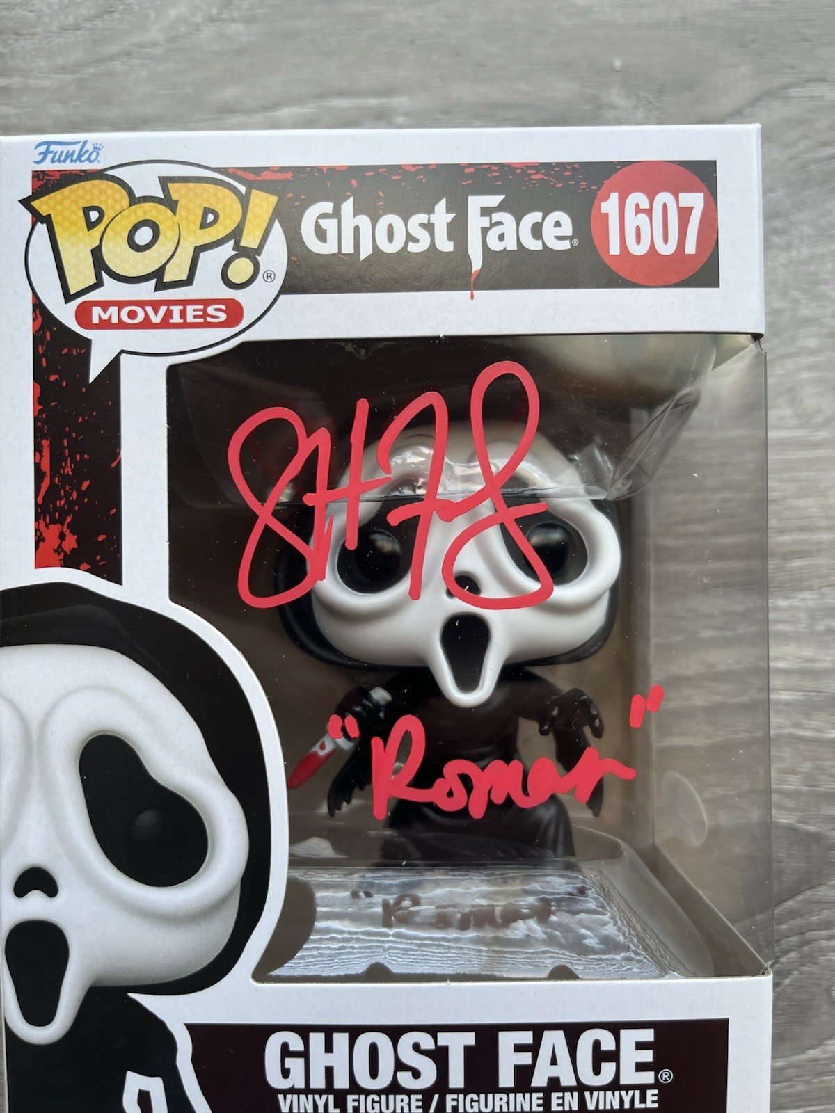 Scott Foley Signed Ghost Face Funko Pop JSA COA Scream Roman Bridger #1607