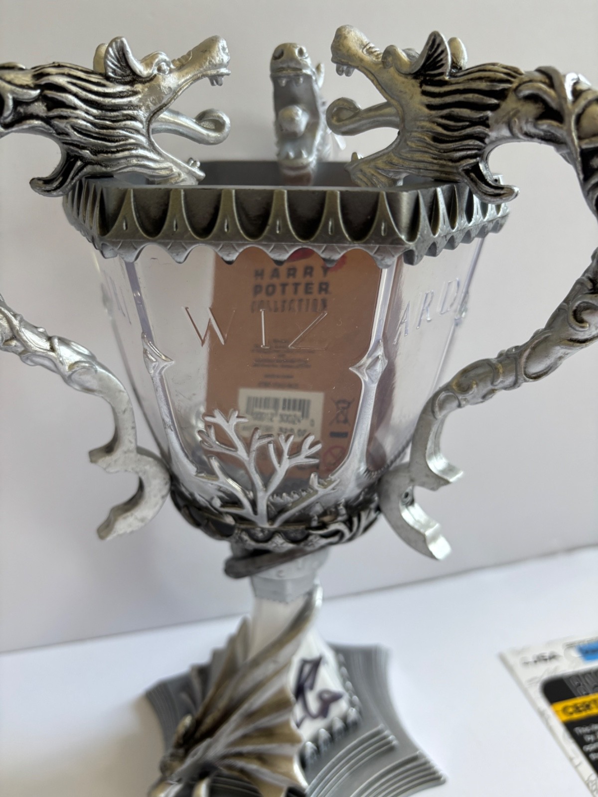 DANIEL RADCLIFFE SIGNED TRIWIZARD CUP TROPHY HARRY POTTER MOVIE PROP SERIES JSA