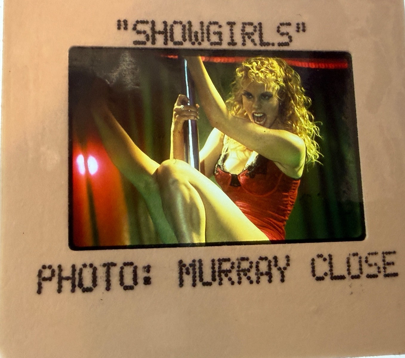 ELIZABETH BERKLEY SHOWGIRLS MOVIE Press Kit 35mm Slide FILM Transparency #654