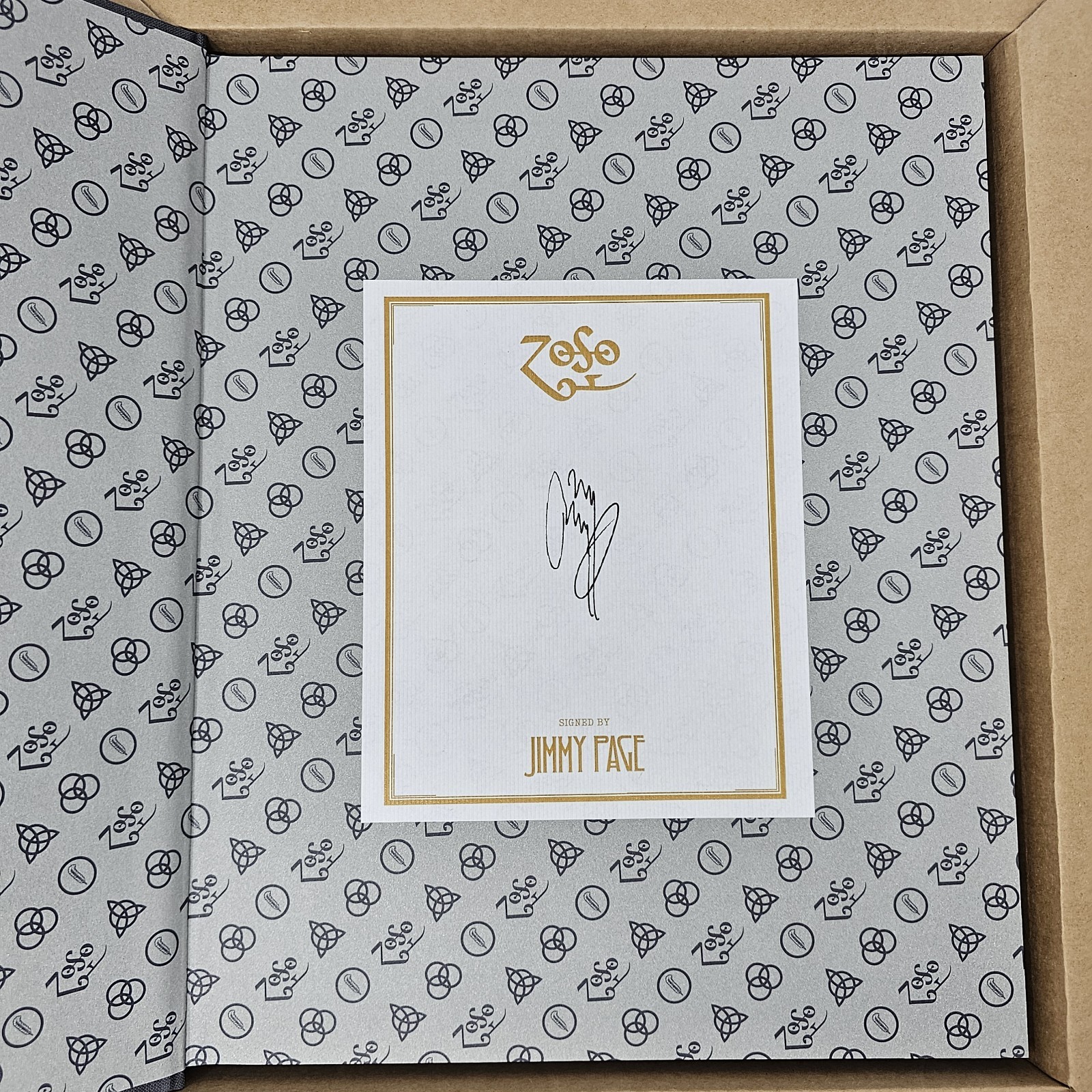 Jimmy Page SIGNED ✍️ Led Zeppelin Book AUTOGRAPHED OFFICIAL 🚀 SHIPS NOW