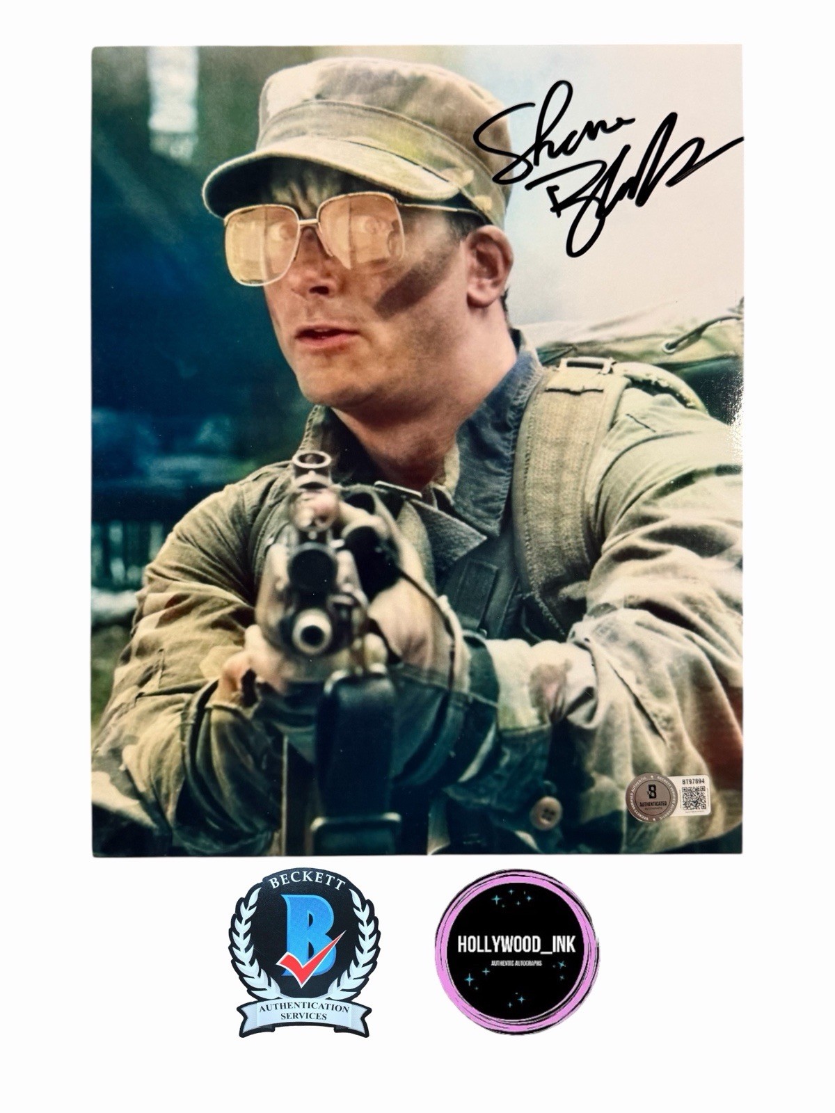 SHANE BLACK SIGNED AUTOGRAPH ‘PREDATOR’ HAWKINS 8×10 MOVIE PHOTO BECKETT COA-B