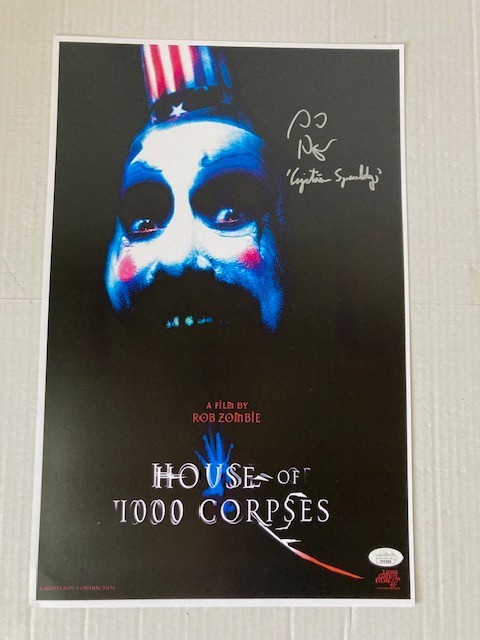 House of 1000 Corpses Rare 11×17 Poster JSA Signed Sid Haig Captain Spaulding