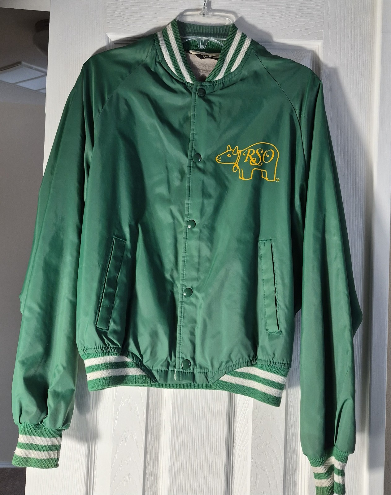 Eric Clapton Bomber Tour Jacket Promotion RSO Records late 1970’s Pre Owned Sm