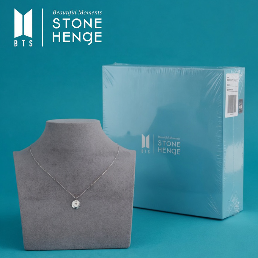 BTS x STONEHENGE Moment of Light Birth Necklace ALL Members Official K-Pop