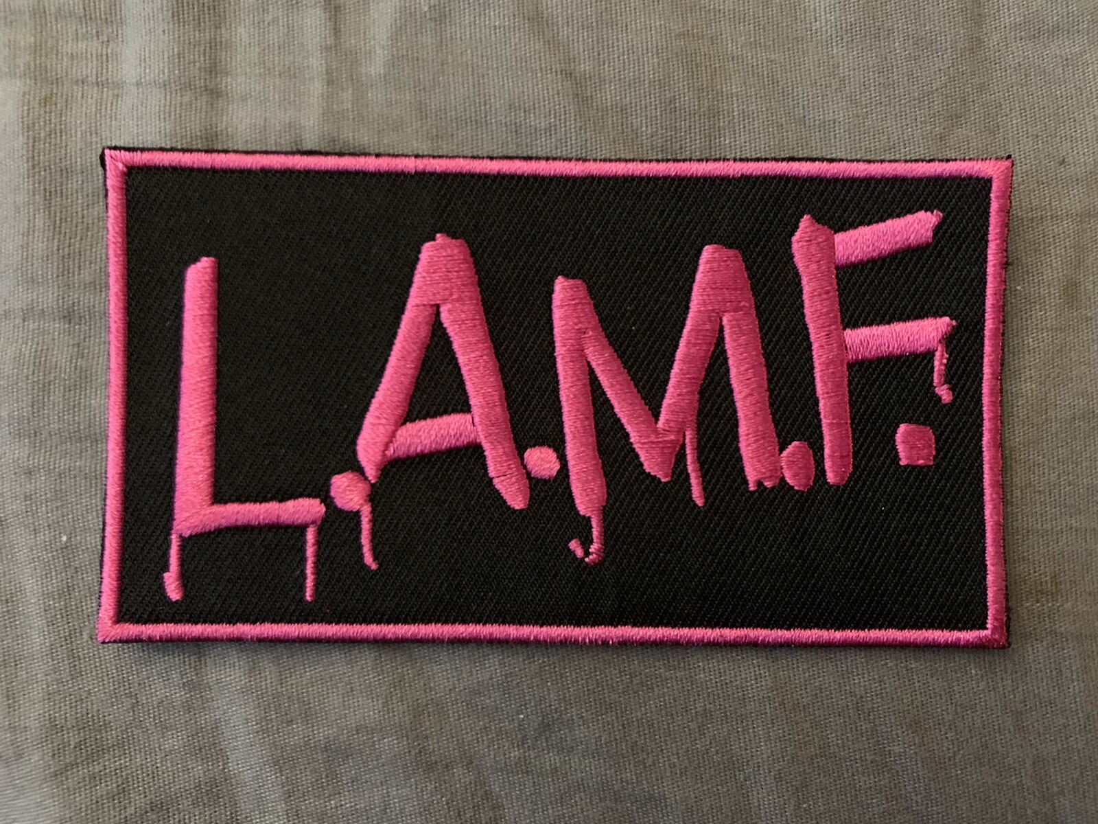 LAMF Embroidered Patch JOHNNY THUNDERS New York Dolls DUFF MCKAGAN GNR 4×2” ⚡️⚡️