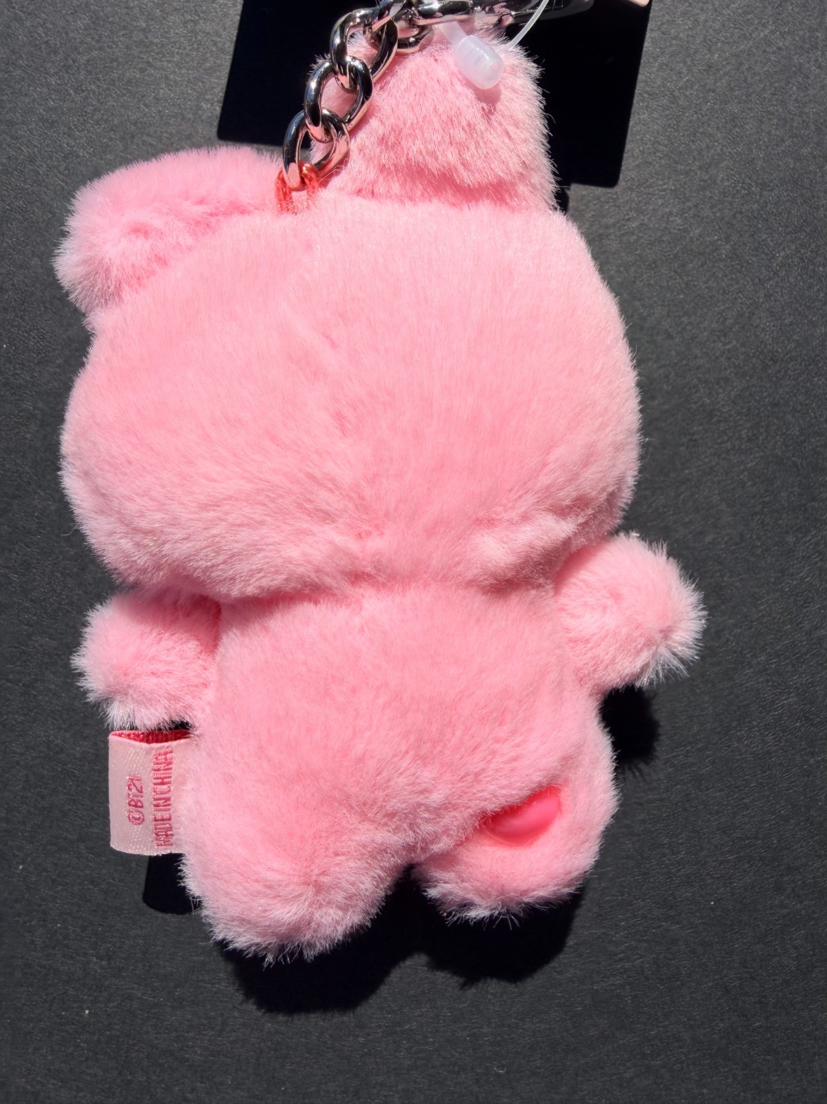 Official BT21 Plush Doll Figure heart love pink edition Keychain bag charm BTS