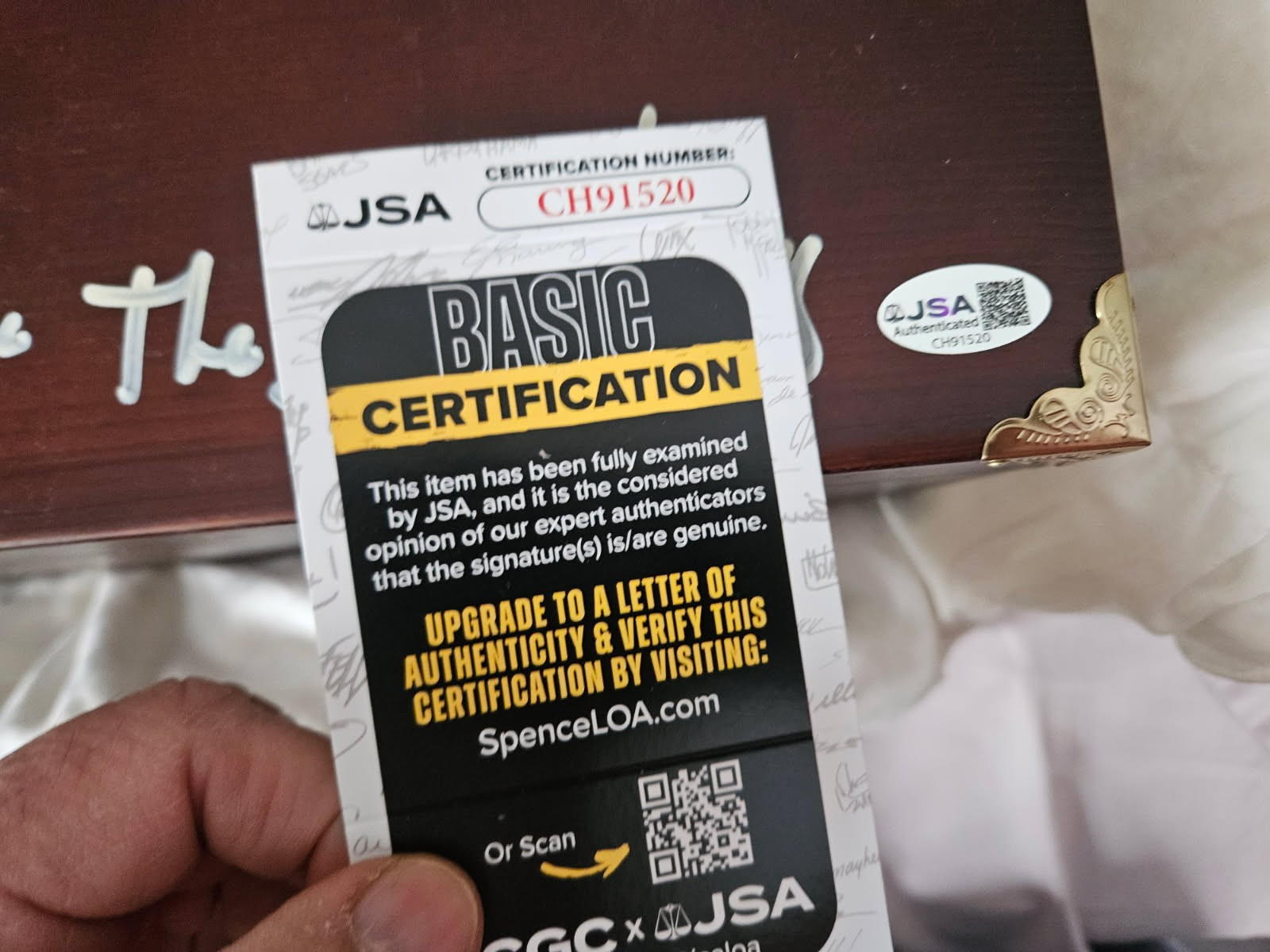 Goodfellas Chris Serrone young Henry Hill autographed shine box JSA Certified