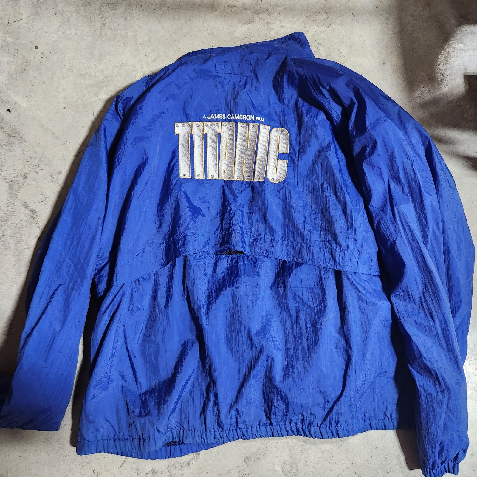 1997 Titanic Jacket Men’s XL Blue Movie Crew Promo James Cameron Paramount C61