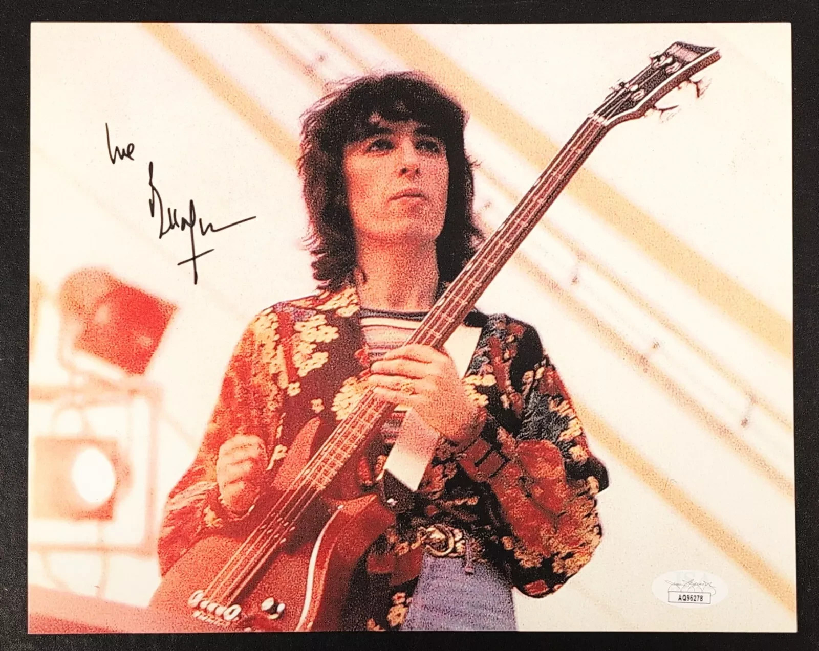 Bill Wyman Former Bassist For The Rolling Stones (Rare)…Authenticated by JSA!!