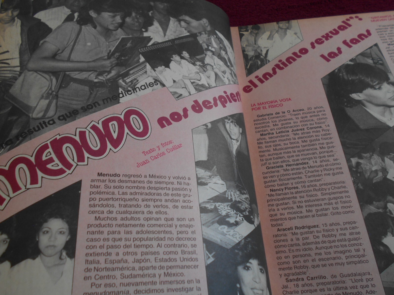 RITMO magazine PANDORA MARIA CONCHITA ALONSO MARISELA LUCIA MENDEZ FLANS TIGRESA