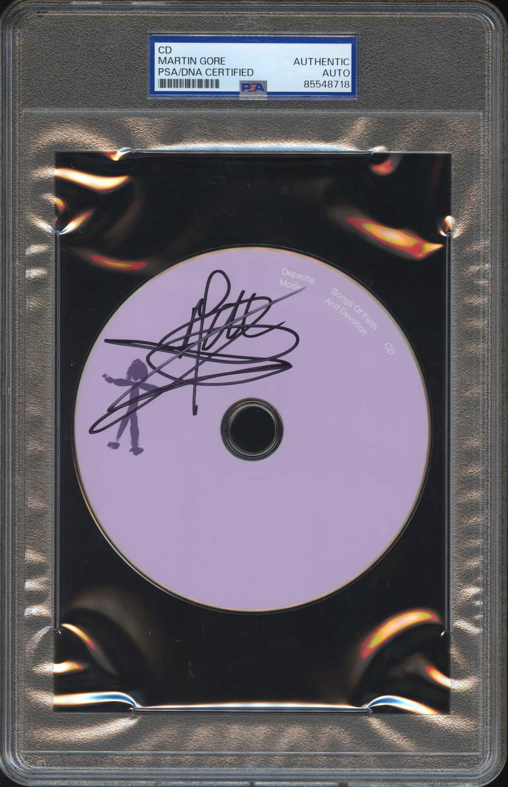 Martin Gore Signed Autographed CD “Songs of Faith and Devotion” Depeche Mode PSA