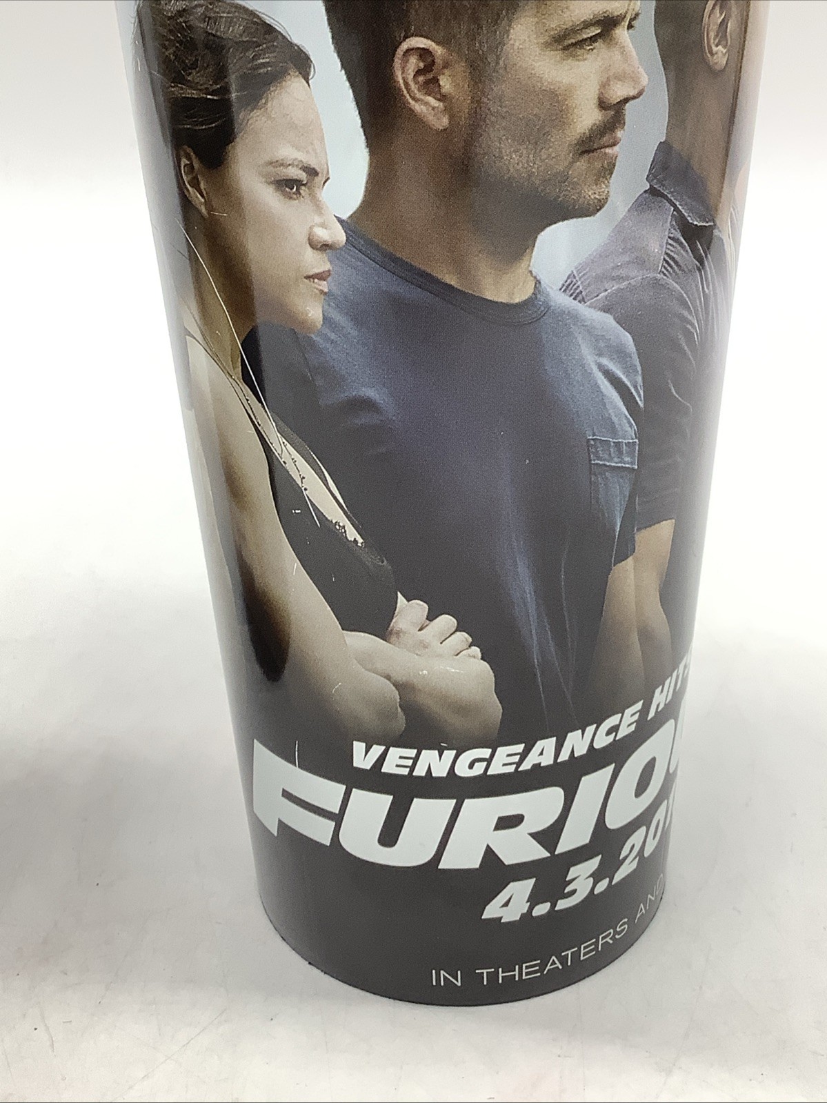 2 Fast & Furious 7 Plastic Cup 44 oz – Movie Cinemas Theatres Tumblers 2015