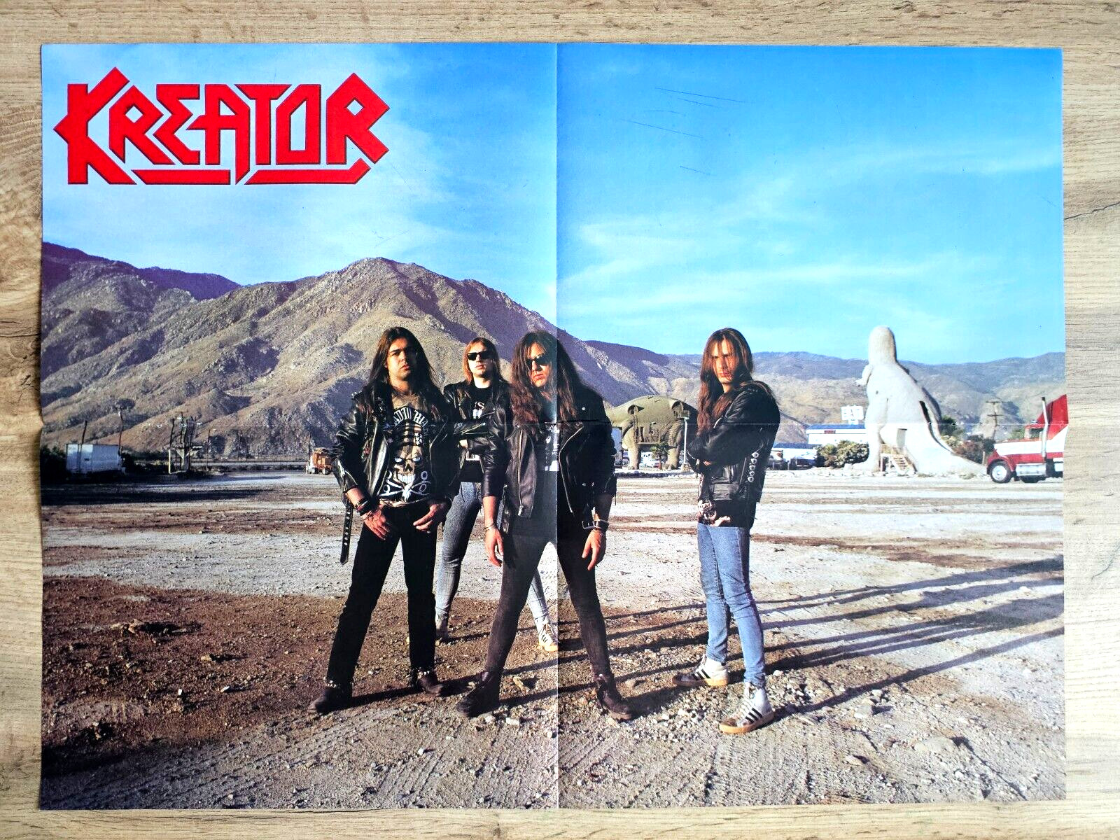 RARE MEGA Poster: KREATOR – 22 x 16 in. (55 x 40 cm) – MINT CONDITION!