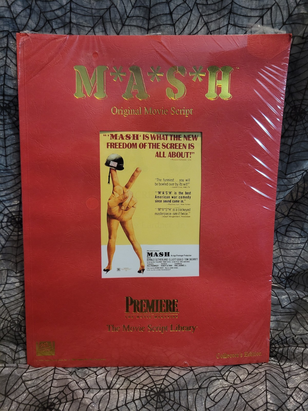 MASH 1970 Movie Script Premiere Library Collectors Edition Screenplay Book NEW