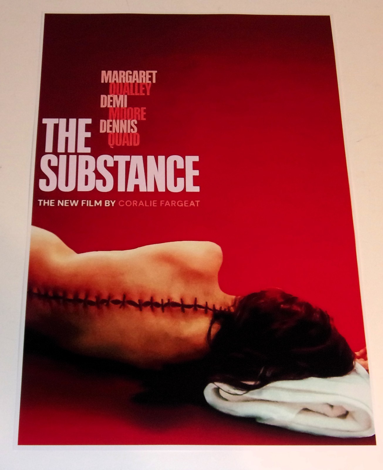 THE SUBSTANCE 2024 Alternate USA Poster 19″x13″ Demi Moore Margaret Qualley