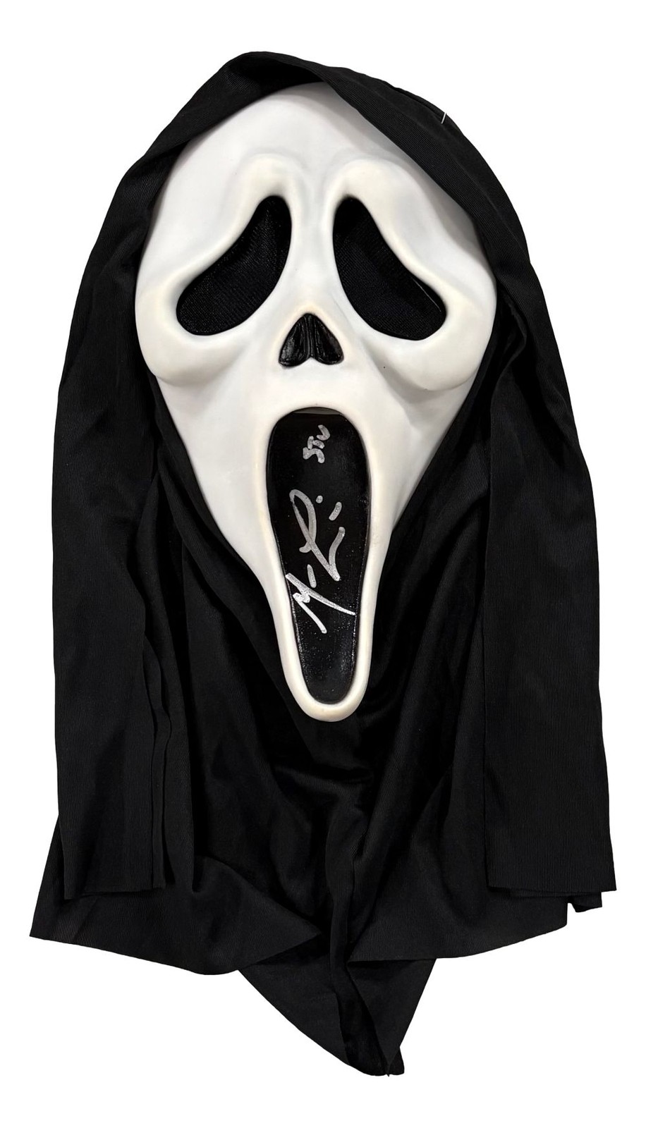 Matthew Lillard Signed Scream Ghostface Mask Stu Inscribed JSA QR