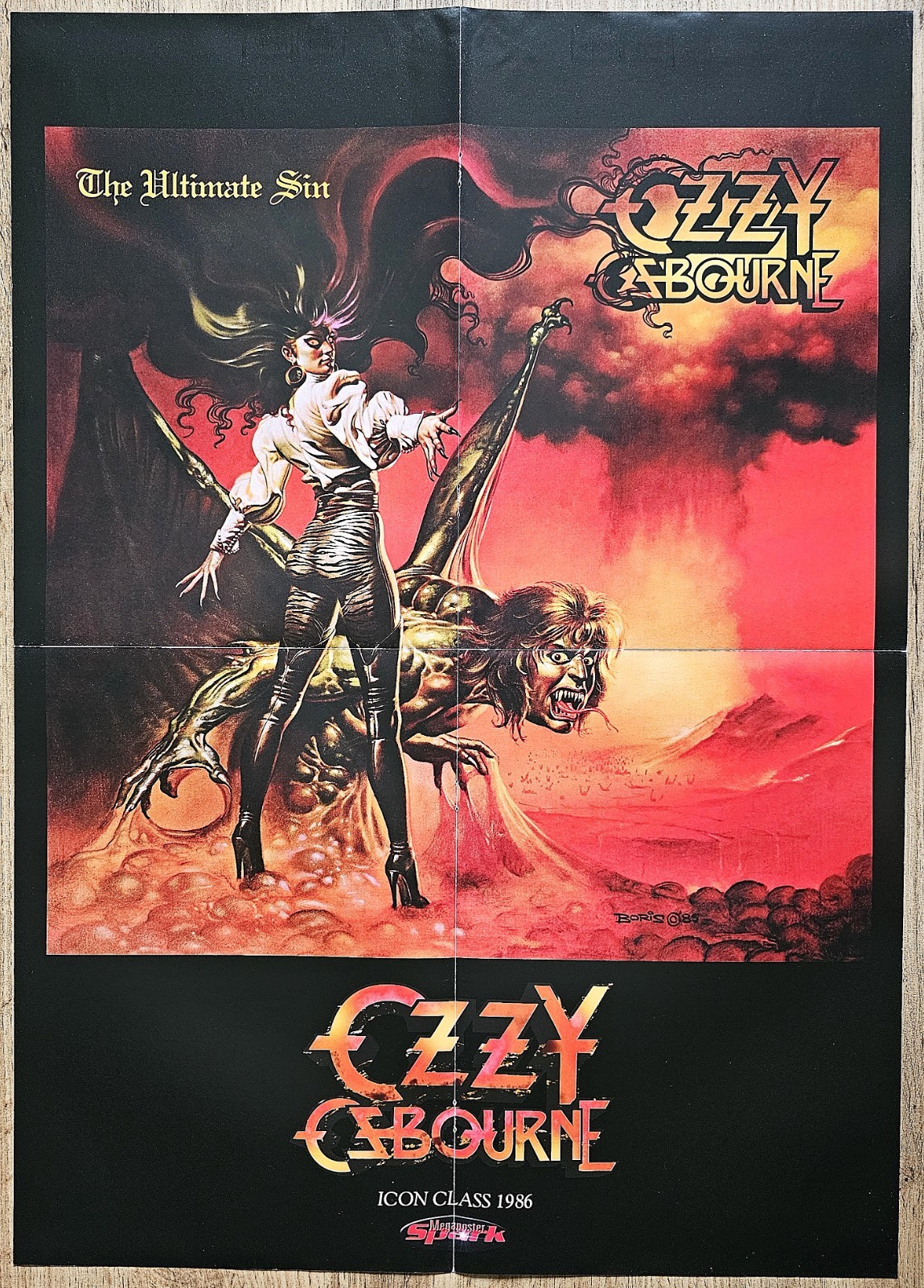 OZZY OSBOURNE – MEGA poster from 2021 – 16 x 22 in. (40 x 55 cm) MINT CONDITION