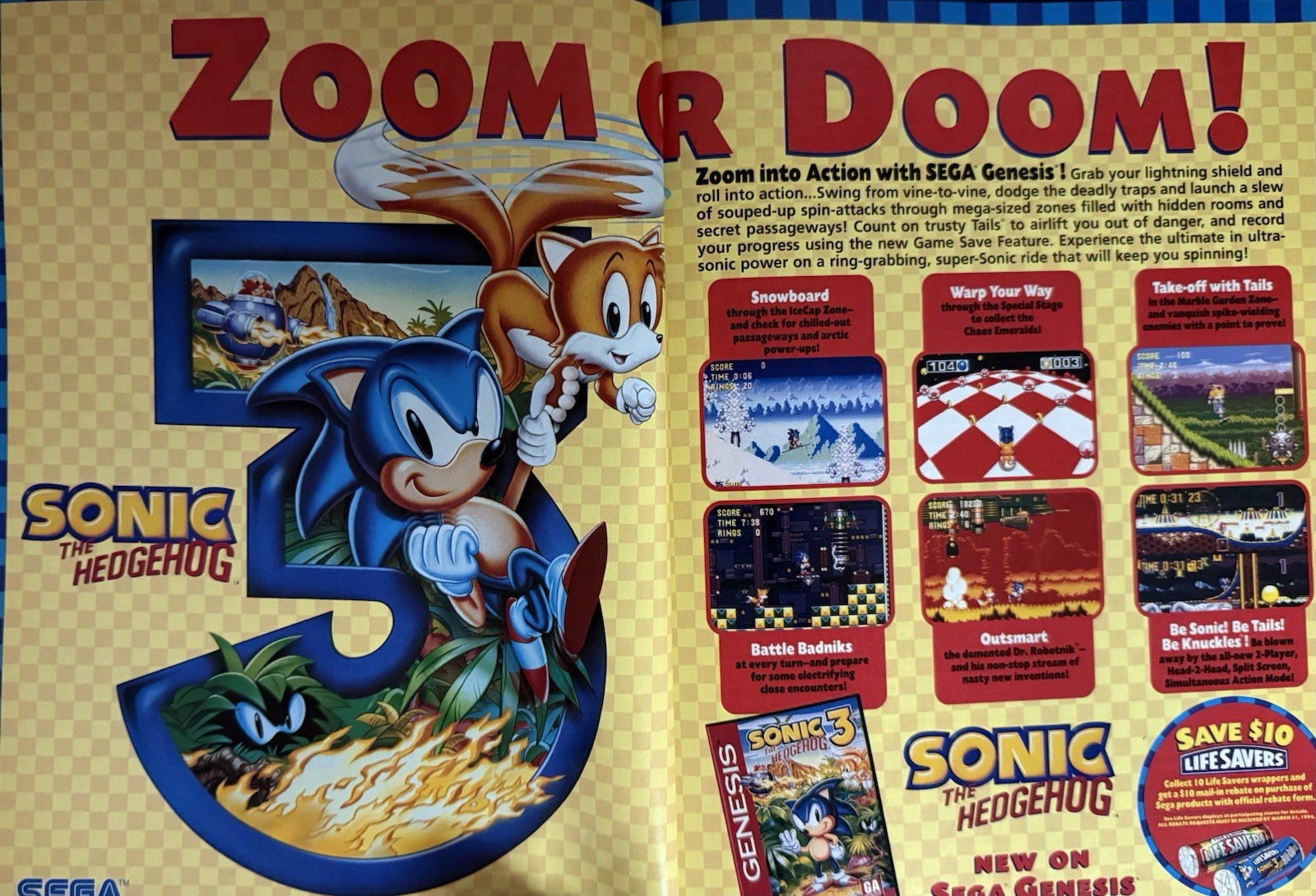 1994 February ELECTRONIC GAMING MONTHLY NBA Jam, Mortal Kombat, Sonic 3 (CP445)