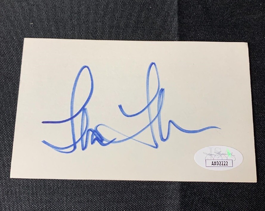 Lea Thompson Signed Custom Framed Art Piece JSA COA Autographed