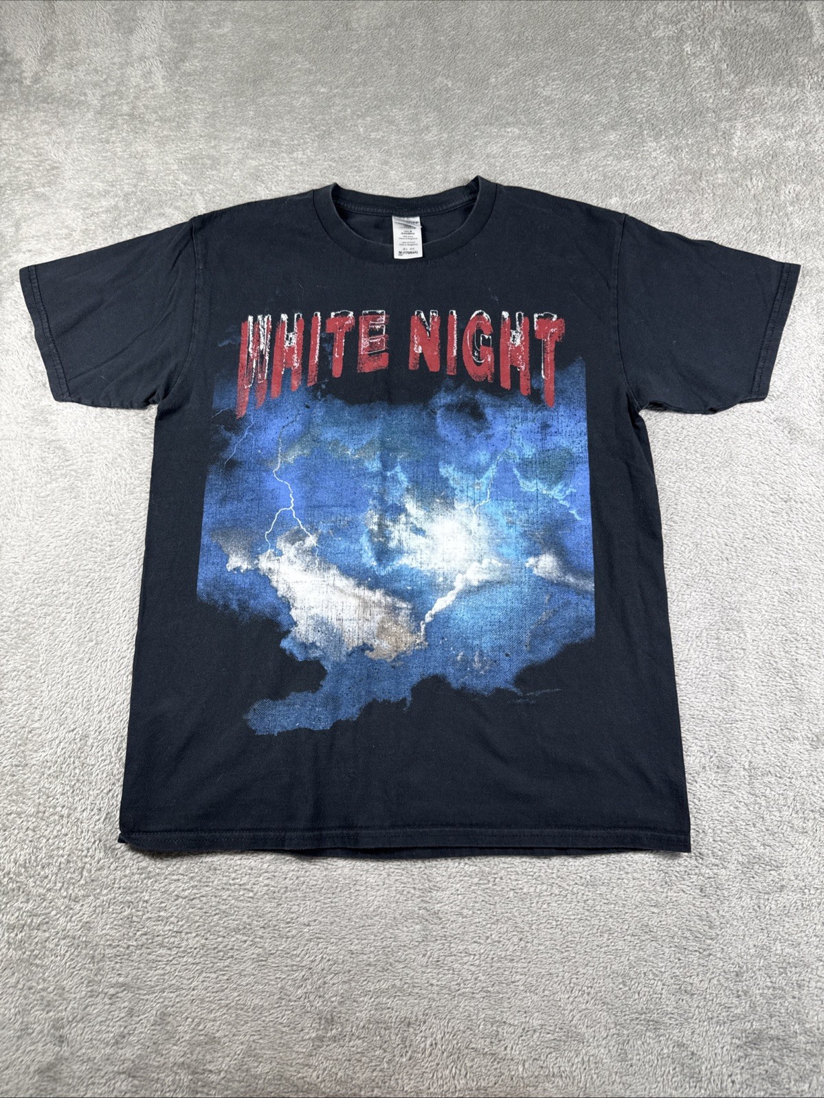Official Taeyang 2017 “White Night” World Tour Concert T-Shirt Black SIze Medium