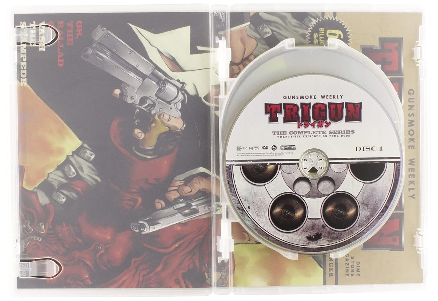 Trigun: Complete Series Box Set (Classic) DVD English & Japanese Language, Anime