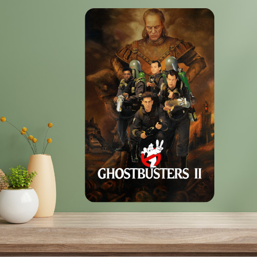 Ghostbusters II Classic Movie Metal Poster Sign