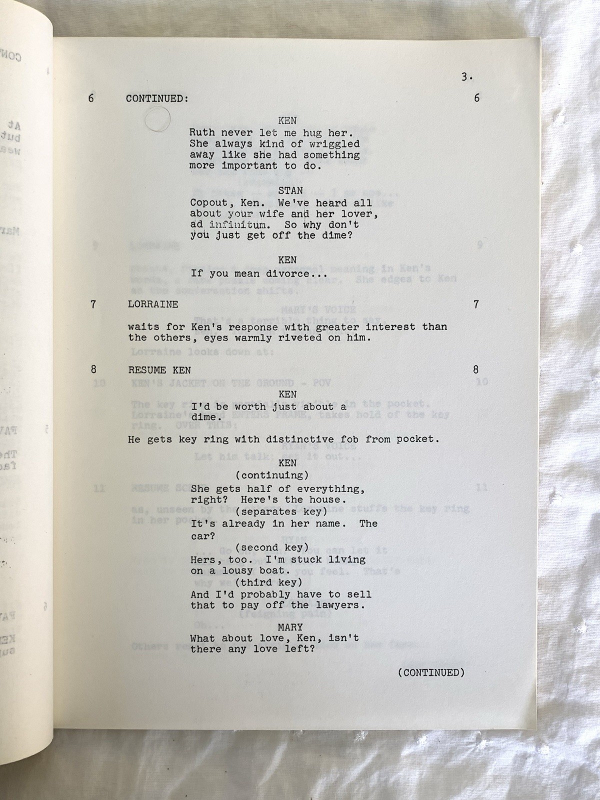 BARNABY JONES / Buddy Ebsen Signed THE MARATHON MURDERS /TV Script