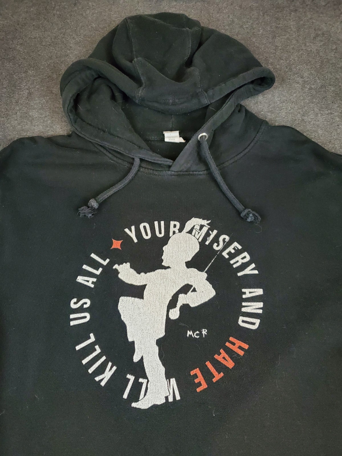 My Chemical Romance Mens Hoodie 2XL Black Parade Lane Seven