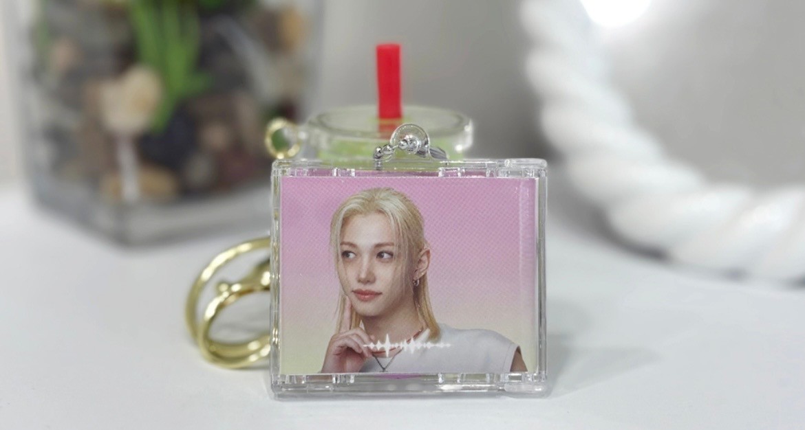 Factory Sealed Felix Stray Kids Official Gong Cha Keyring Keychain 2 Set Korea