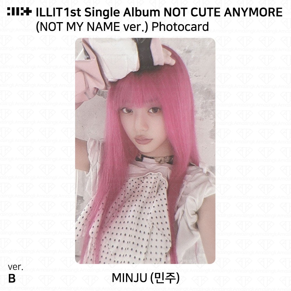 ILLIT 1st Single Album Not Cute Any More Photobook ver. Official Photocard KPOP