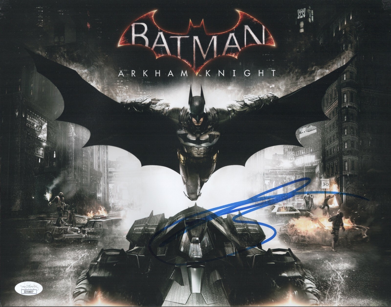 Troy Baker Hand Signed 11×14 Batman Arkham Knight Authentic Autograph JSA COA
