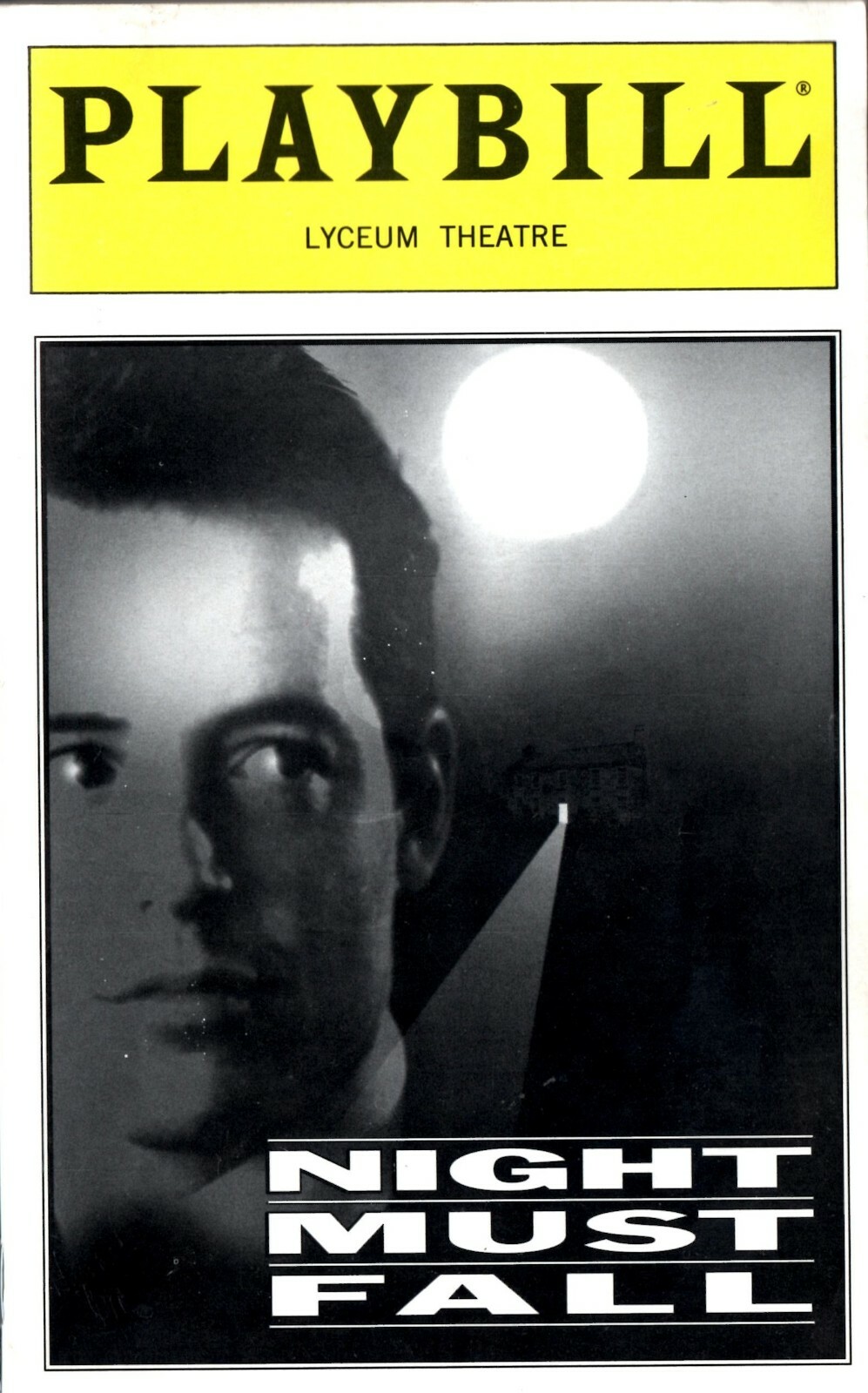 PLAYBILL – Night Must Fall – Matthew Broderick -March 1999- Lyceum Theatre NYC