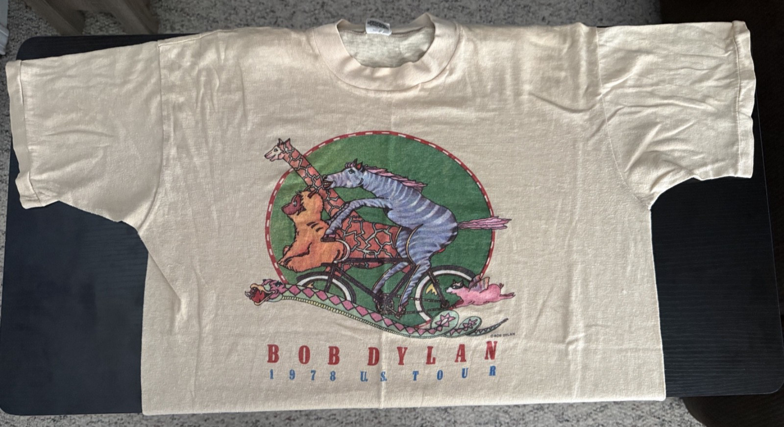Bob Dylan 1978 US Tour Vintage T-Shirt XL Vintage Shirt 1970s Music Shirt