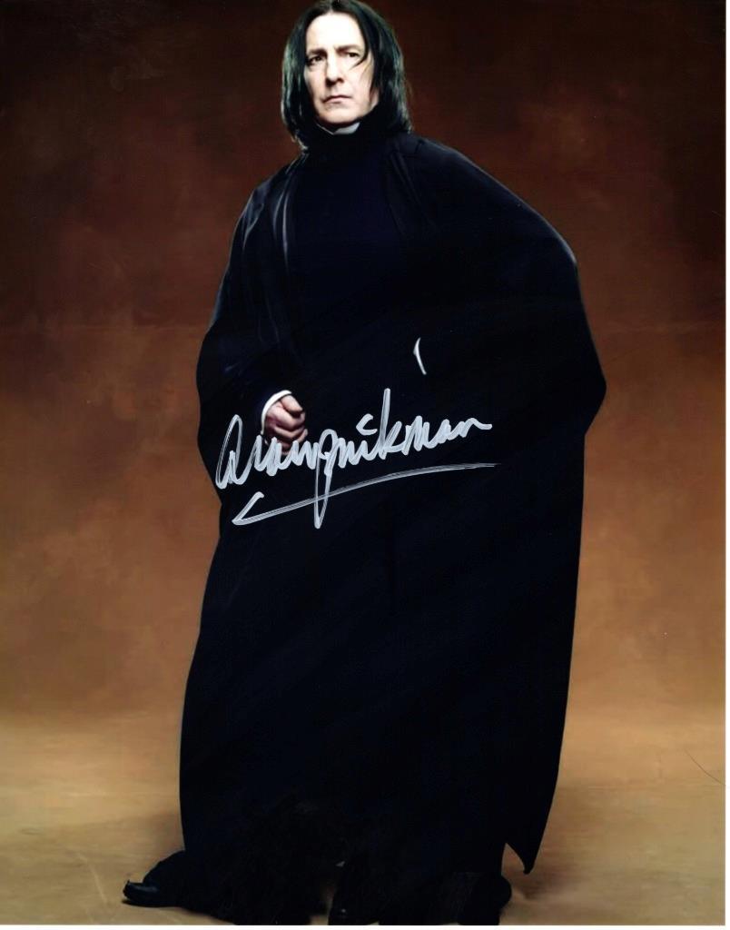 Alan Rickman autographed signed 11×14 Photo Picture pic + COA