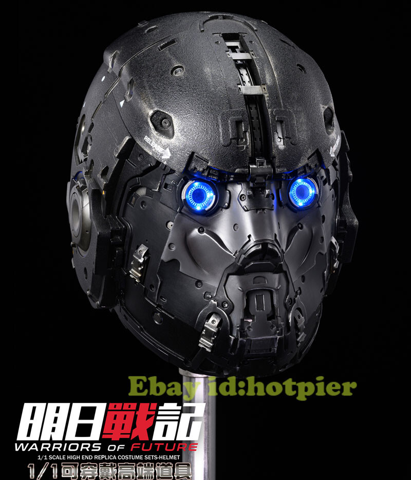 Warriors of Future 1/1 Helmet Wearable Cosplay Film Prop ABS + Alloy Collection